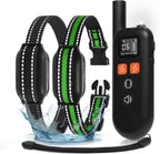 3300ft Dog Shock Collar with Remote, Shock & Double Shock Mode ,IPX7 Waterproof Training Collars for 7-120lbs Medium Large Dogs