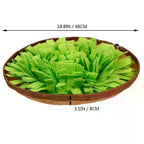 Entertaining Pet Snuffle Mat, Encourages Mental Stimulation in Cats Dogs, Perfect for Travel, Encourages Foraging