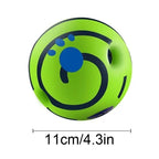 Dog Toy Wobble Wag Giggle Glow Ball Interactive Dog Attention Toy Fun Giggle Sounds Ball When Rolled or Shaken For Pet Dog Fun