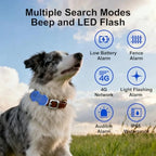 GPS Tracker for Dogs and Cats Pet GPS Location Tracker with Smart Alerts and Location History Geo-Fence Real-Time Waterproof iO