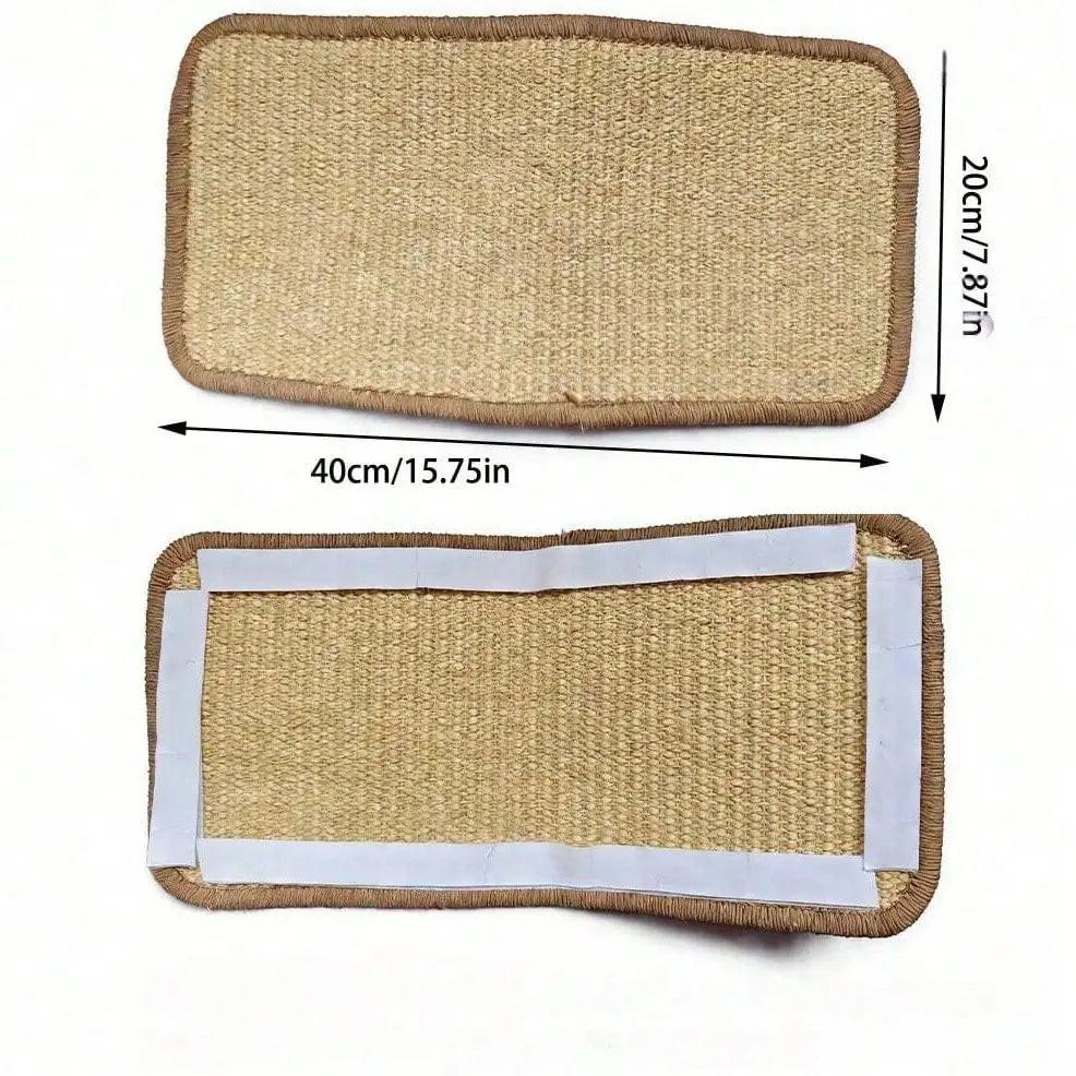 Durable Sisal Cat Scratching Pad Self Adhesive Furniture Protector Minimalist Design