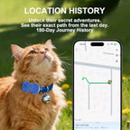 GPS Tracker for Dogs and Cats Pet GPS Location Tracker with Smart Alerts and Location History Geo-Fence Real-Time Waterproof iO