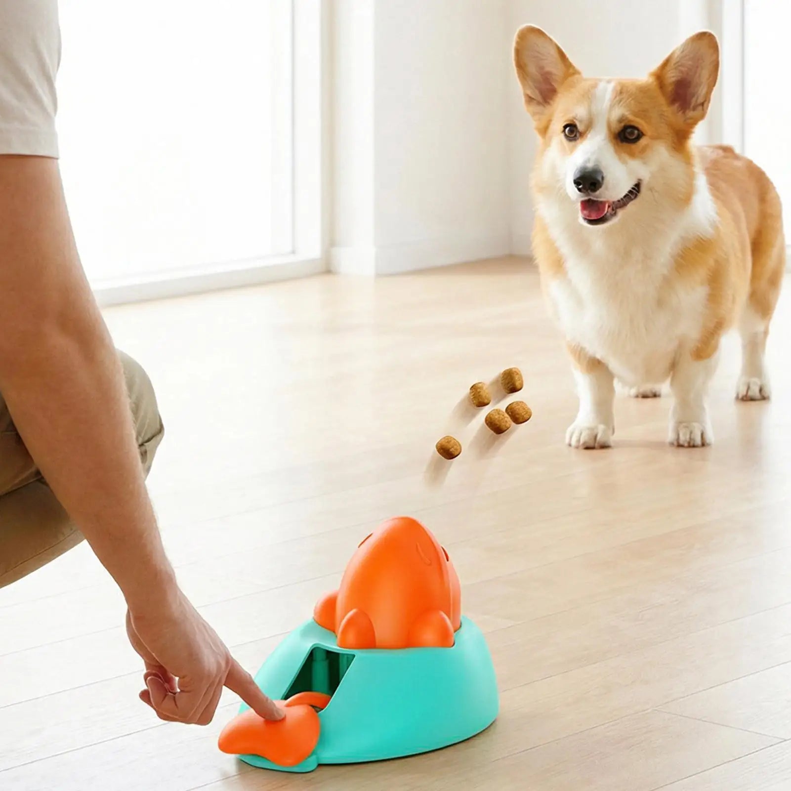 Pet Treat Dispenser  interactive toys educational training device pet feeding device puppy leaking toys for Dogs Training