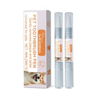 Pet Toothbrush Pen Tartar & Plaque Remover Bad Breath Cleaning Tool for Dogs & Cats
