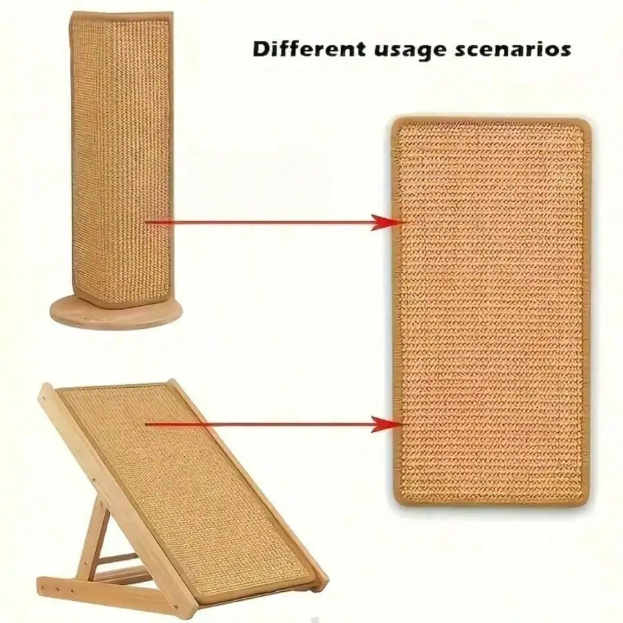 Durable Sisal Cat Scratching Pad Self Adhesive Furniture Protector Minimalist Design