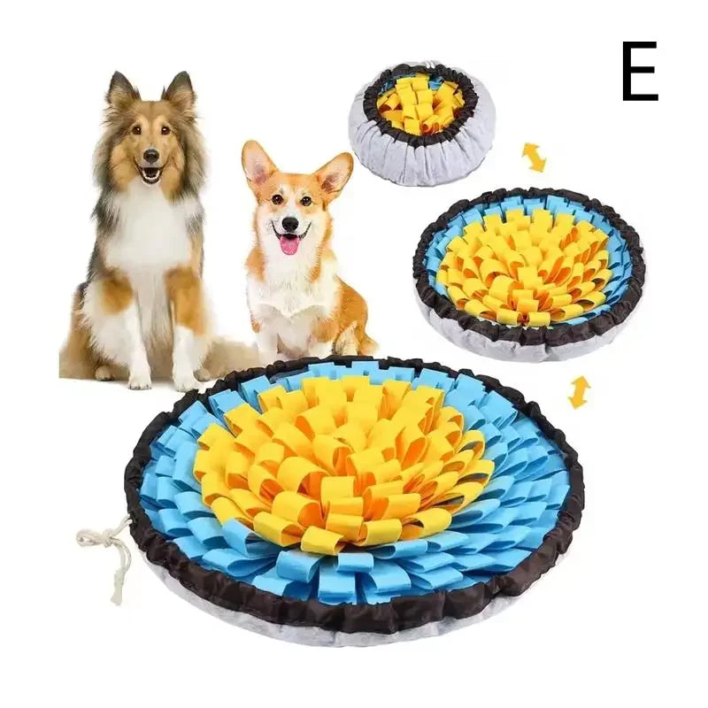 Entertaining Pet Snuffle Mat, Encourages Mental Stimulation in Cats Dogs, Perfect for Travel, Encourages Foraging