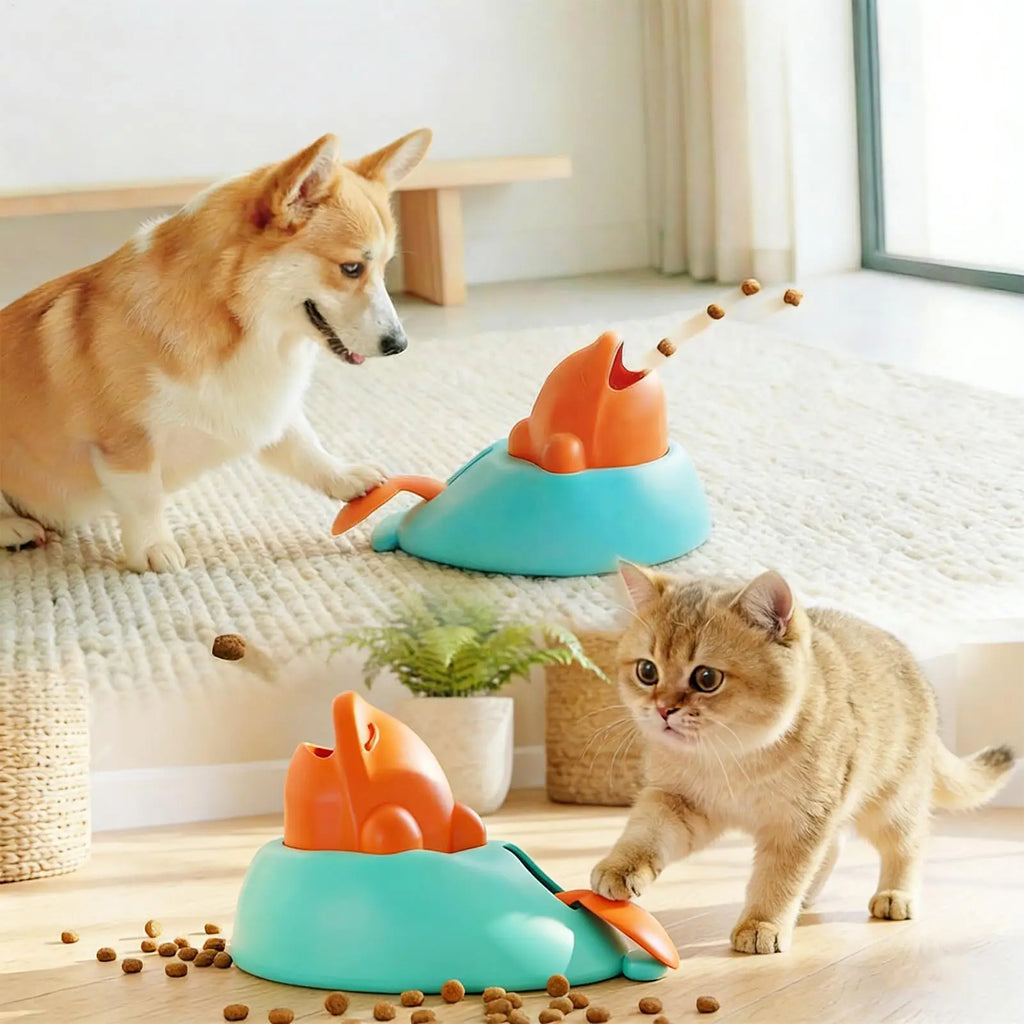 Pet Treat Dispenser  interactive toys educational training device pet feeding device puppy leaking toys for Dogs Training
